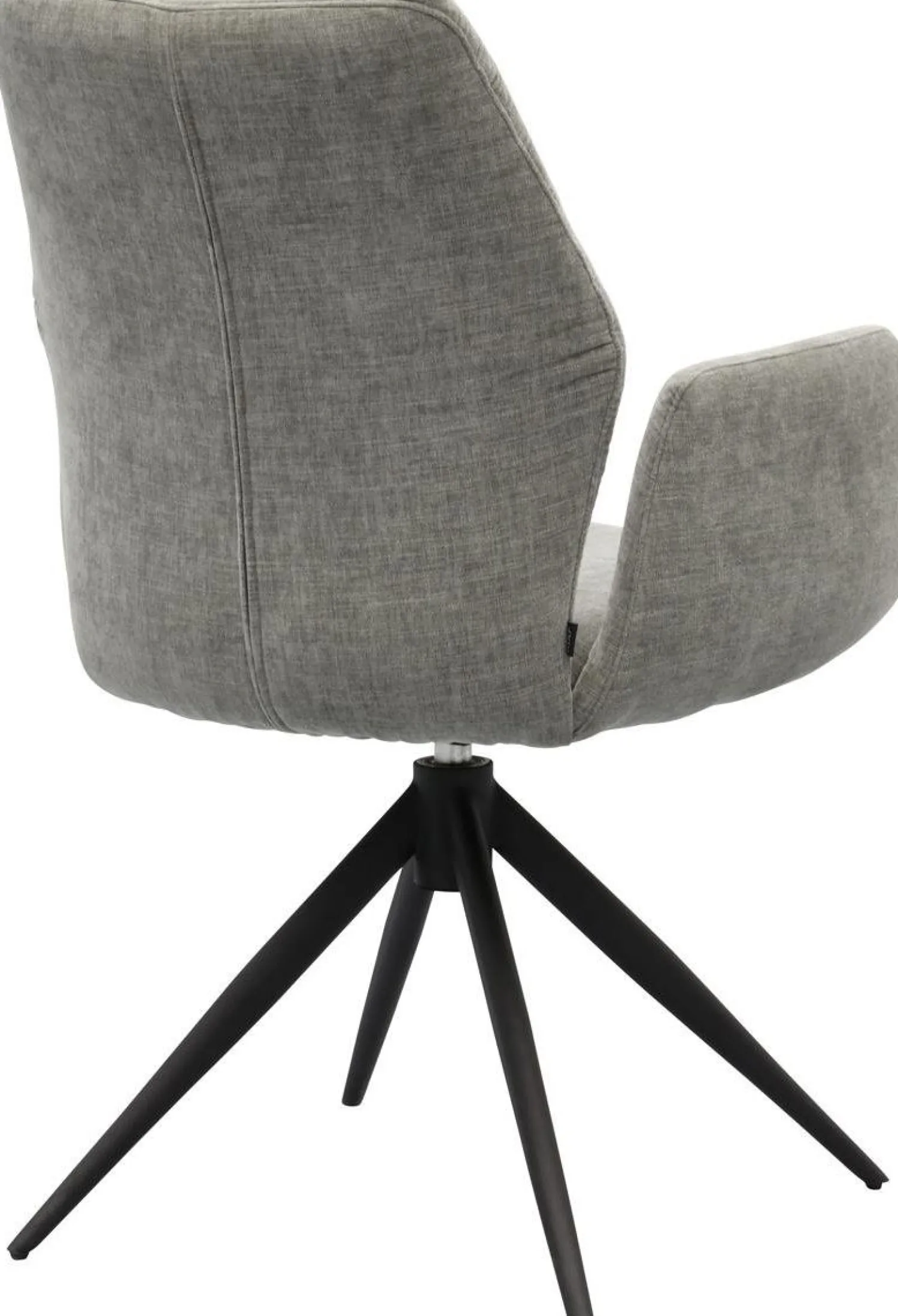 Draaibare Eetkamerstoelen|Eetkamerstoelen Met Armleuning-Trendhopper Pula Eetkamerstoel Ash