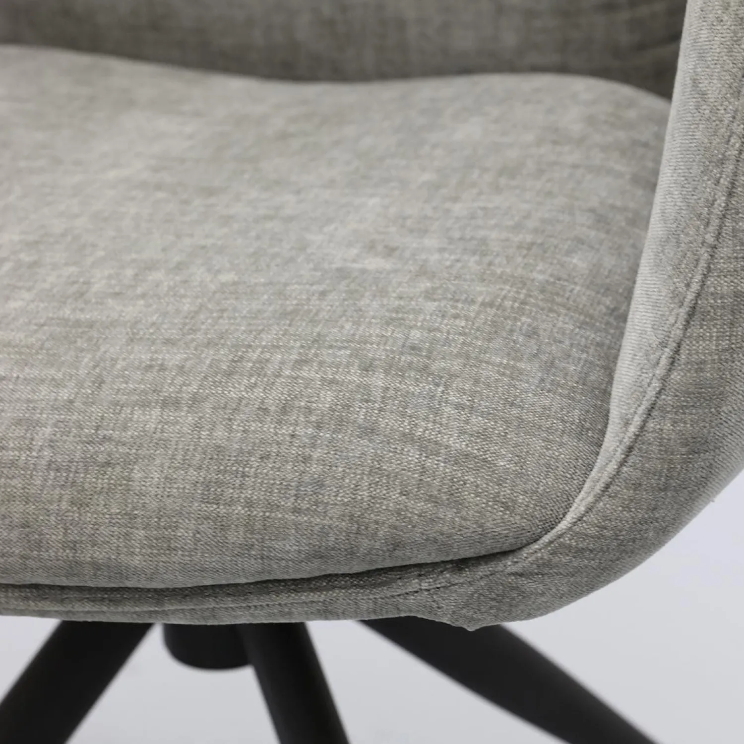 Draaibare Eetkamerstoelen|Eetkamerstoelen Met Armleuning-Trendhopper Pula Eetkamerstoel Ash
