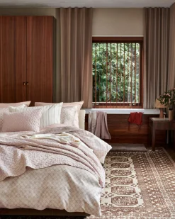 Dekbedovertrekken-Vandyck Pure Aura 140x220 Dekbedovertrek Blush