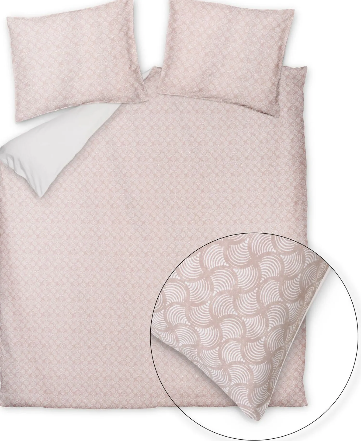 Dekbedovertrekken-Vandyck Pure Aura 140x220 Dekbedovertrek Blush