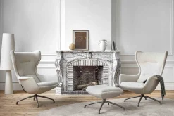 Design Fauteuils|Oorfauteuils-EYYE Puuro Fauteuil Donker groen