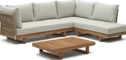 Loungesets-Kave Home Raco Loungeset Bruin, Grijs