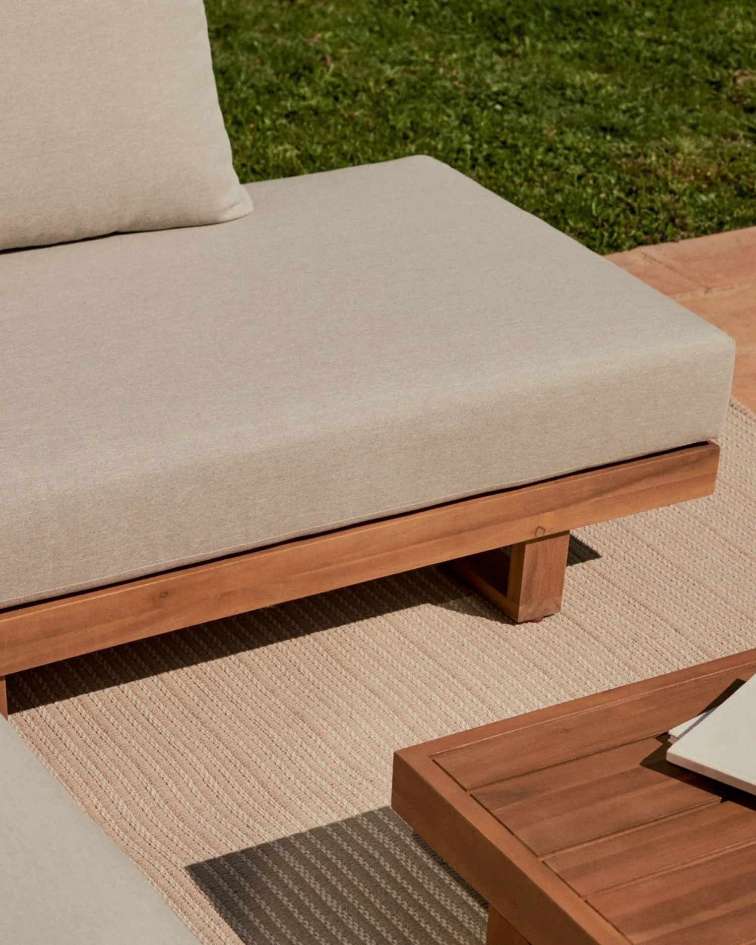Loungesets-Kave Home Raco Loungeset Bruin, Grijs