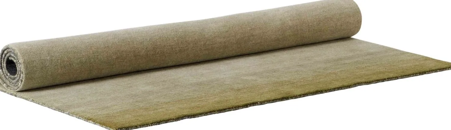 Vloerkleden|Wollen Vloerkleden-Montèl Rainbow Vloerkleed Khaki, Groen