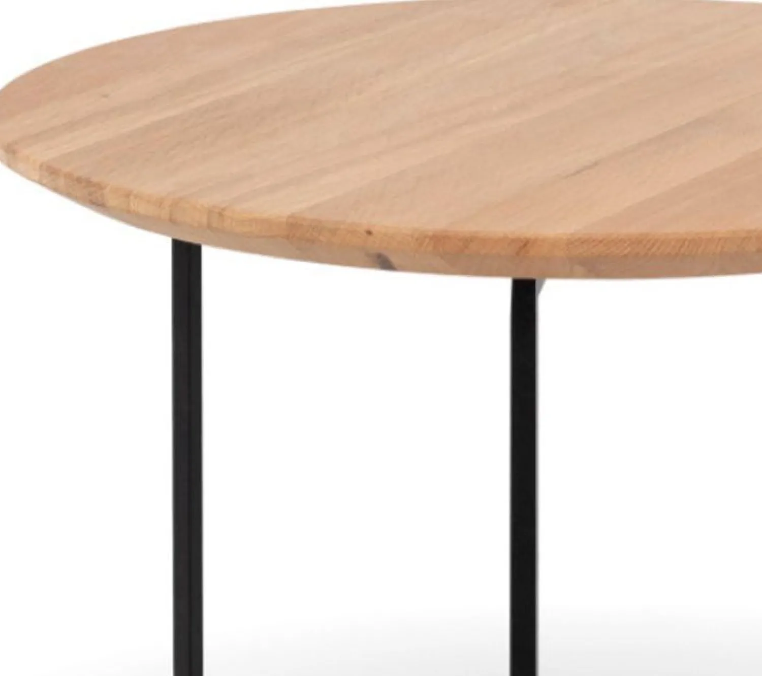 Houten Salontafels|Ronde Salontafels-Eijerkamp Collectie Rami Salontafel Naturel, Zwart