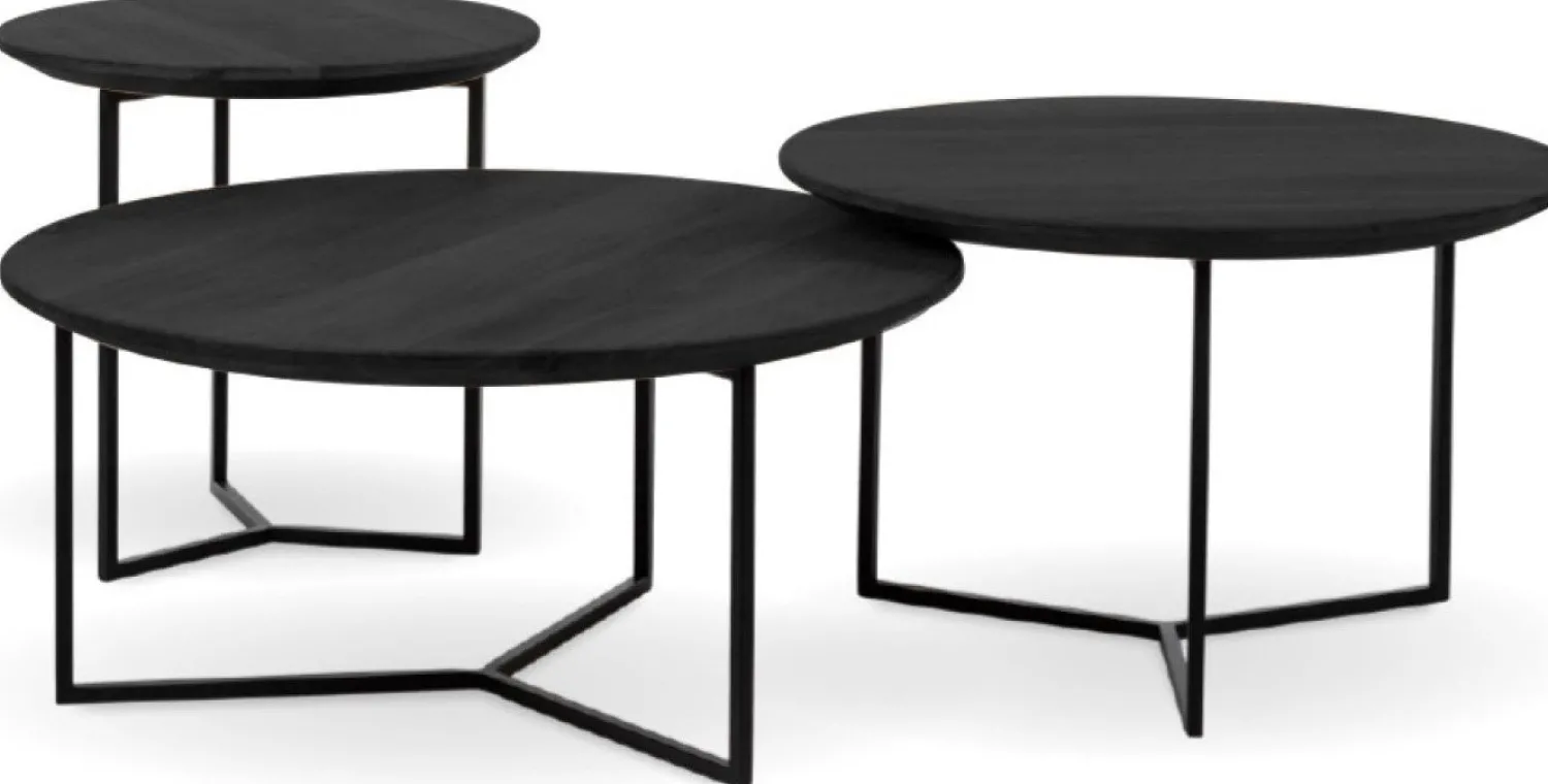 Ronde Salontafels-Eijerkamp Collectie Rami Salontafel Zwart