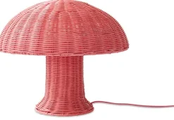 Tafellampen|Tafellampen-HKLIVING Rattan Tafellamp Roze