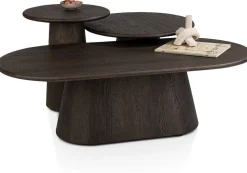 Ronde Bijzettafels-Henders en Hazel Ravello Bijzettafel Basalt