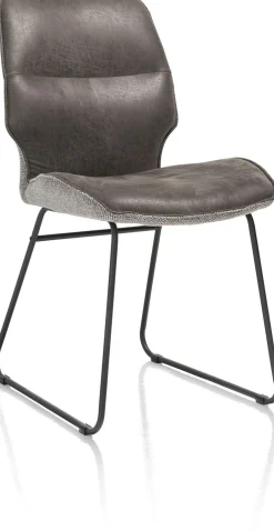 Eetkamerstoelen Zonder Armleuning-Henders en Hazel Ravi Eetkamerstoel Grijs