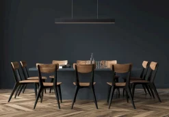 Moderne Hanglampen|Moderne Hanglampen-Lucide Raya Hanglamp Zwart