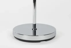 Moderne Vloerlampen|Vloerlampen-Zuiver Reader Vloerlamp Zilver