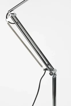 Moderne Vloerlampen|Vloerlampen-Zuiver Reader Vloerlamp Zilver