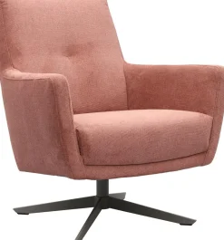 Draaifauteuils-Trendhopper Recco Laag Draaifauteuil Roze