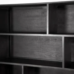 Boekenkasten|Opbergkasten-Eleonora Remi Wandkast Zwart