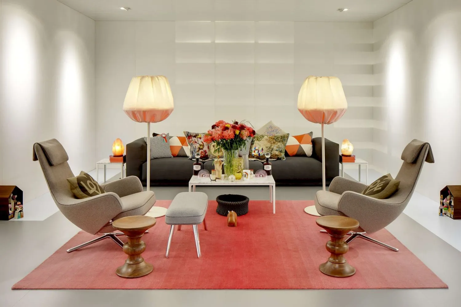 Design Fauteuils|Draaifauteuils-Vitra Repos Fauteuil Light Grey