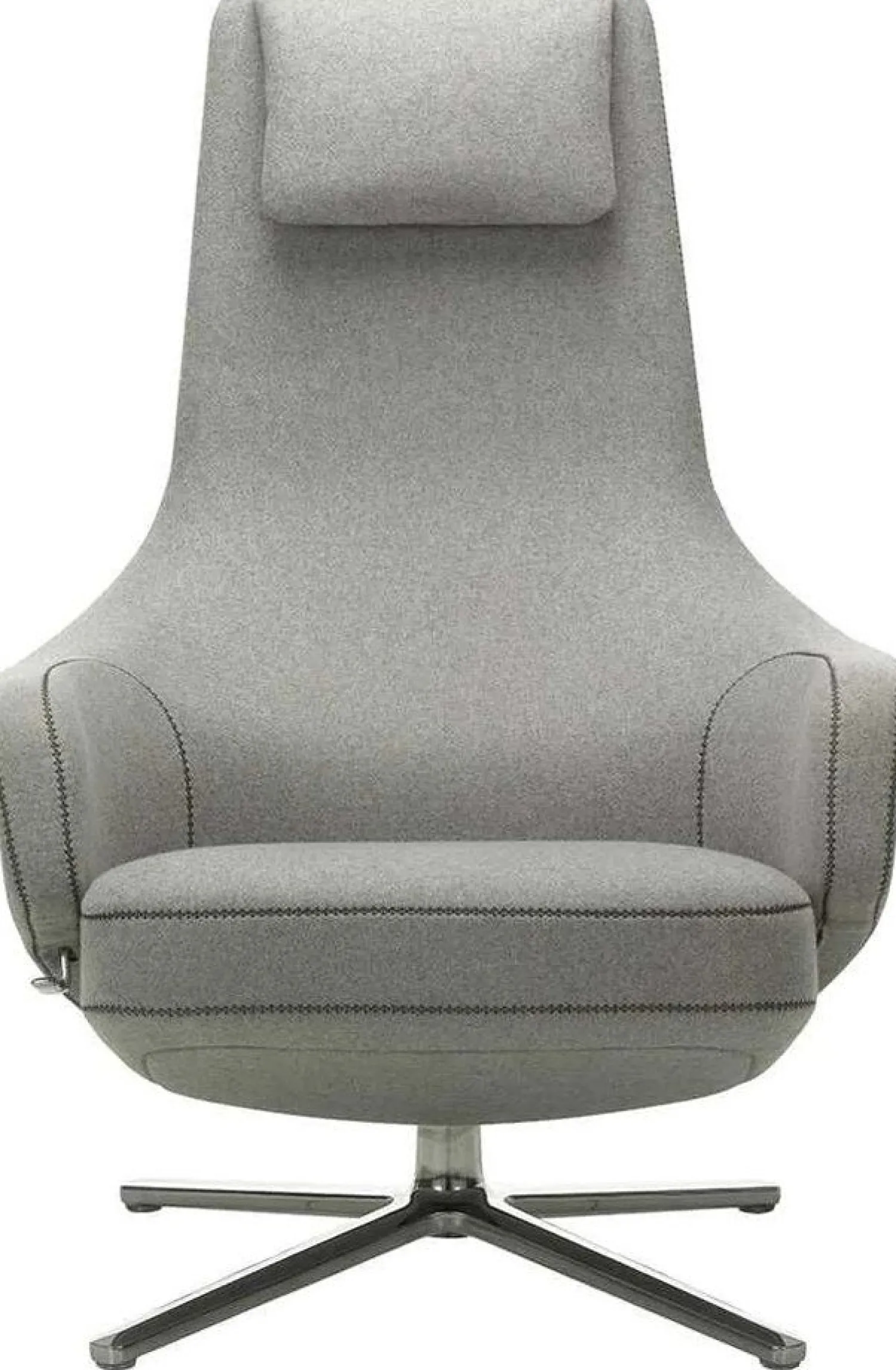Design Fauteuils|Draaifauteuils-Vitra Repos Fauteuil Light Grey