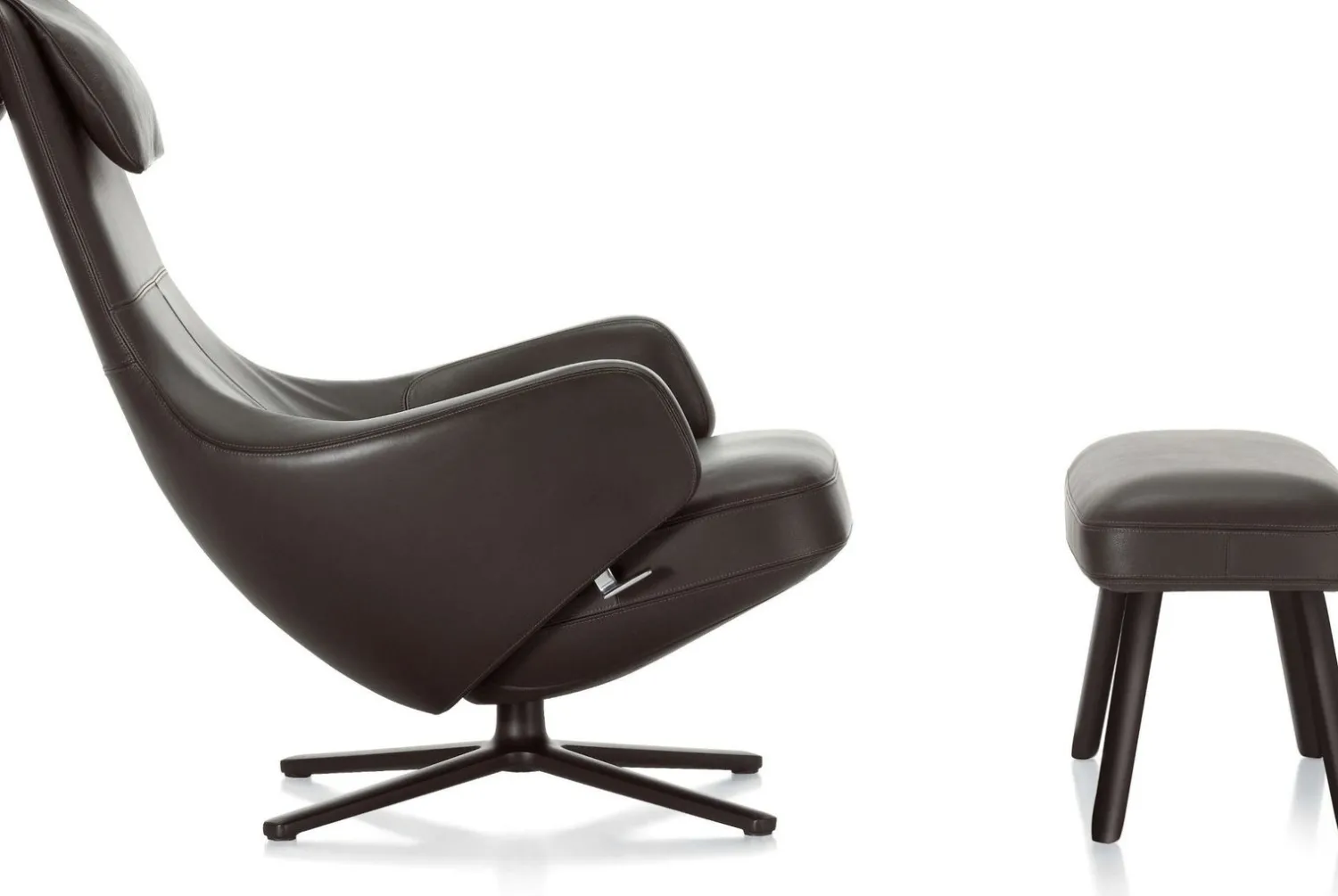 Design Fauteuils|Draaifauteuils-Vitra Repos Fauteuil Light Grey