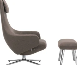 Design Fauteuils|Draaifauteuils-Vitra Repos Fauteuil Light Grey