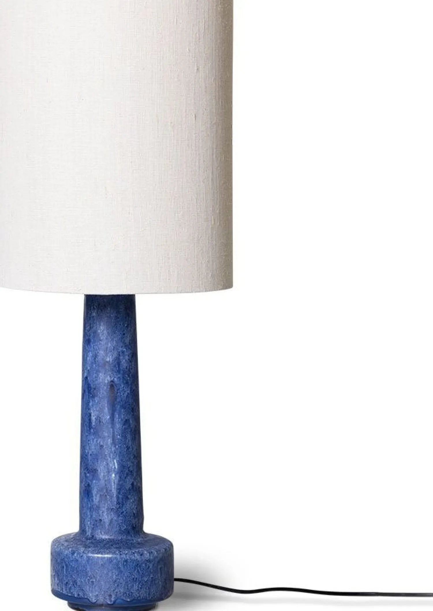 Tafellampen|Tafellampen-HKLIVING Retro Lampenvoet Blauw