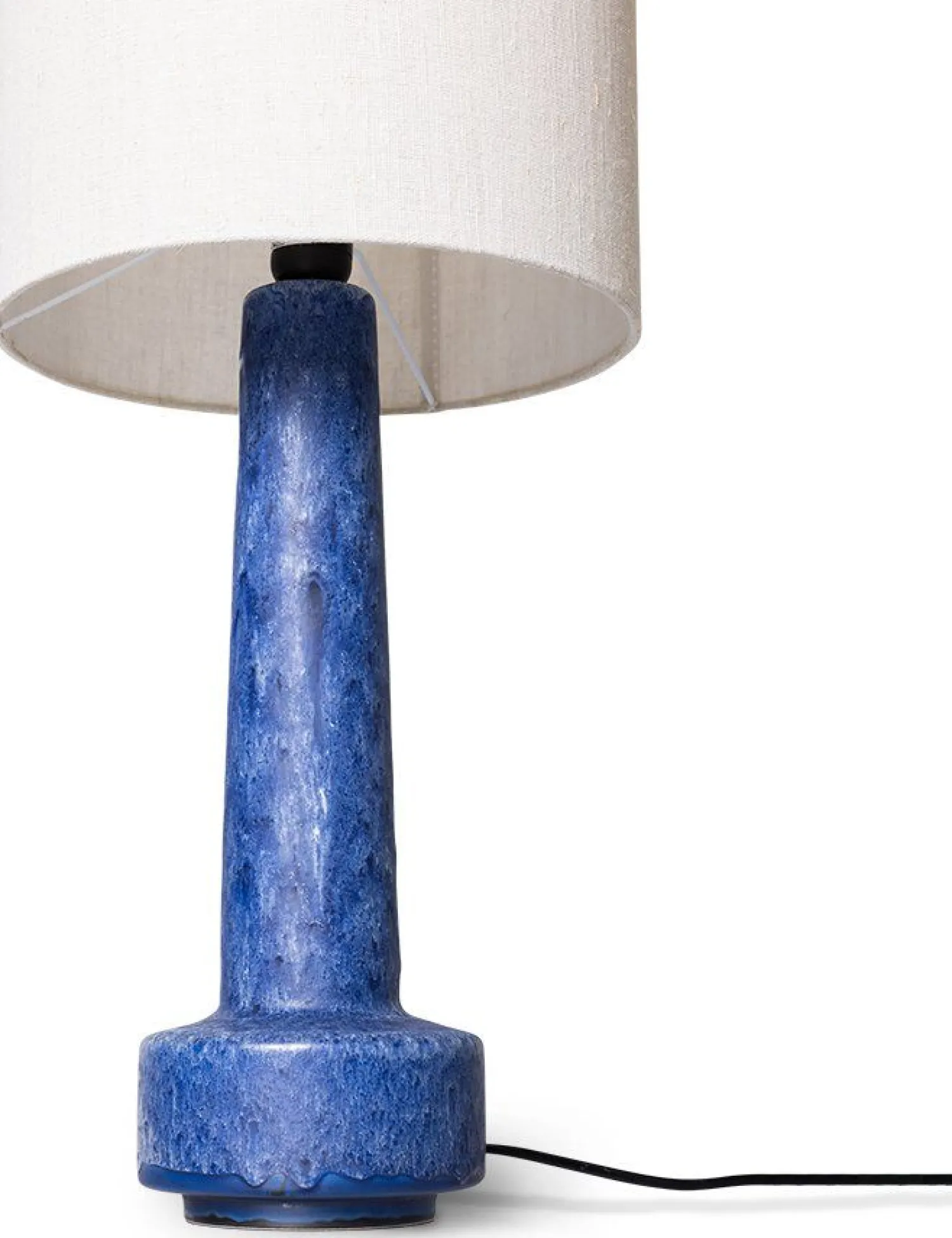 Tafellampen|Tafellampen-HKLIVING Retro Lampenvoet Blauw
