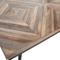 Houten Eettafels|Rechthoekige Eettafels-WOOOD Rhombic Eettafel Naturel