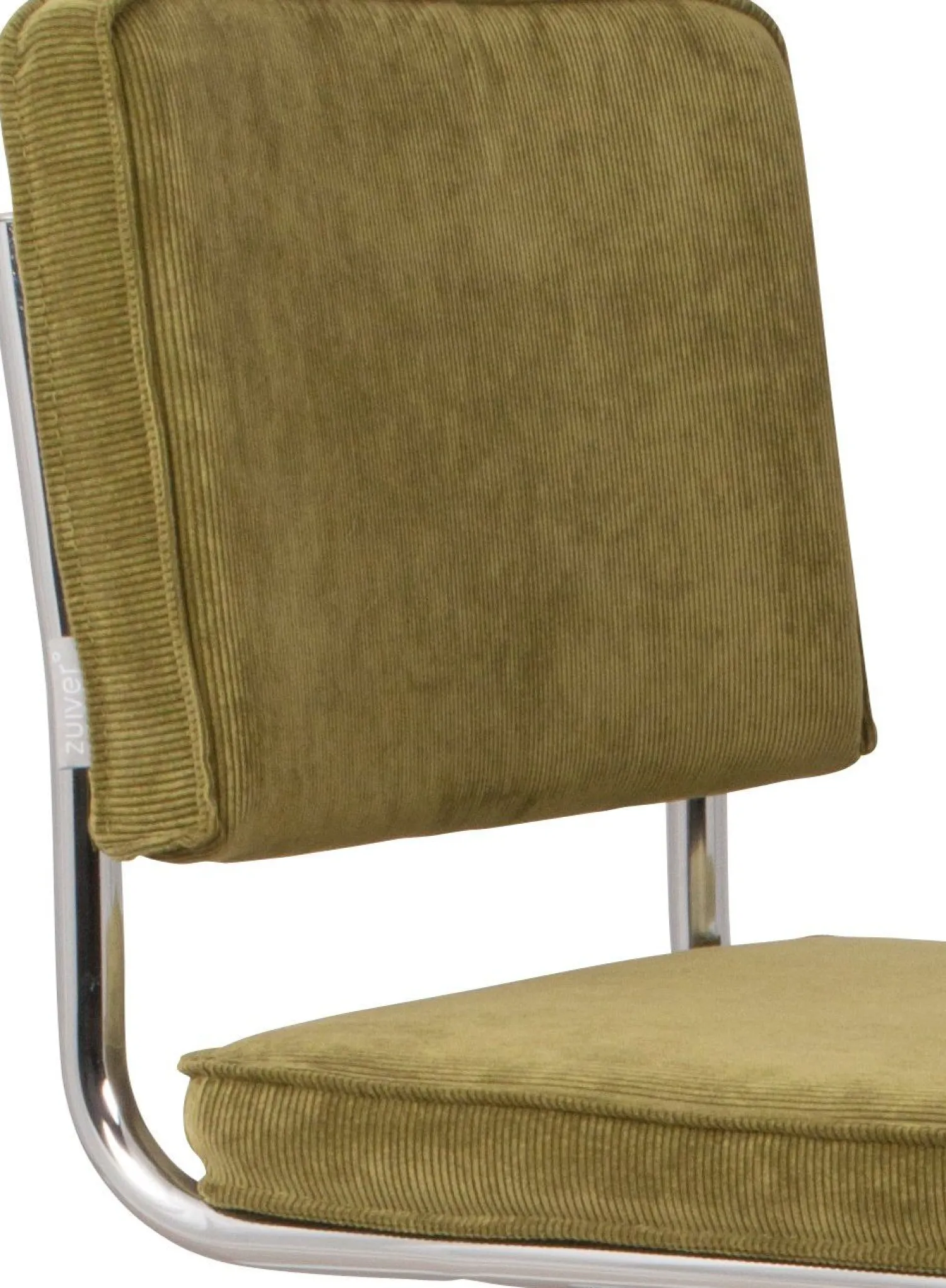 Eetkamerstoelen Zonder Armleuning-Zuiver Ridge Rib (set van 2) Eetkamerstoel Green