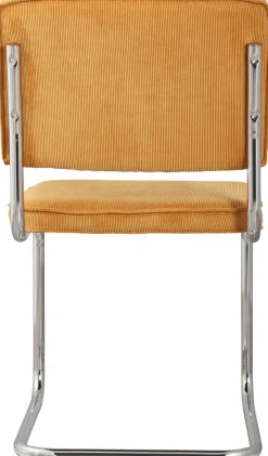 Eetkamerstoelen Zonder Armleuning-Zuiver Ridge Rib (set van 2) Eetkamerstoel Yellow