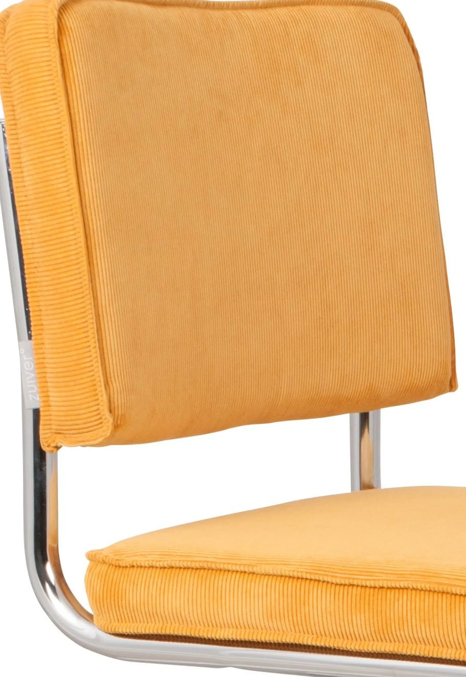 Eetkamerstoelen Zonder Armleuning-Zuiver Ridge Rib (set van 2) Eetkamerstoel Yellow