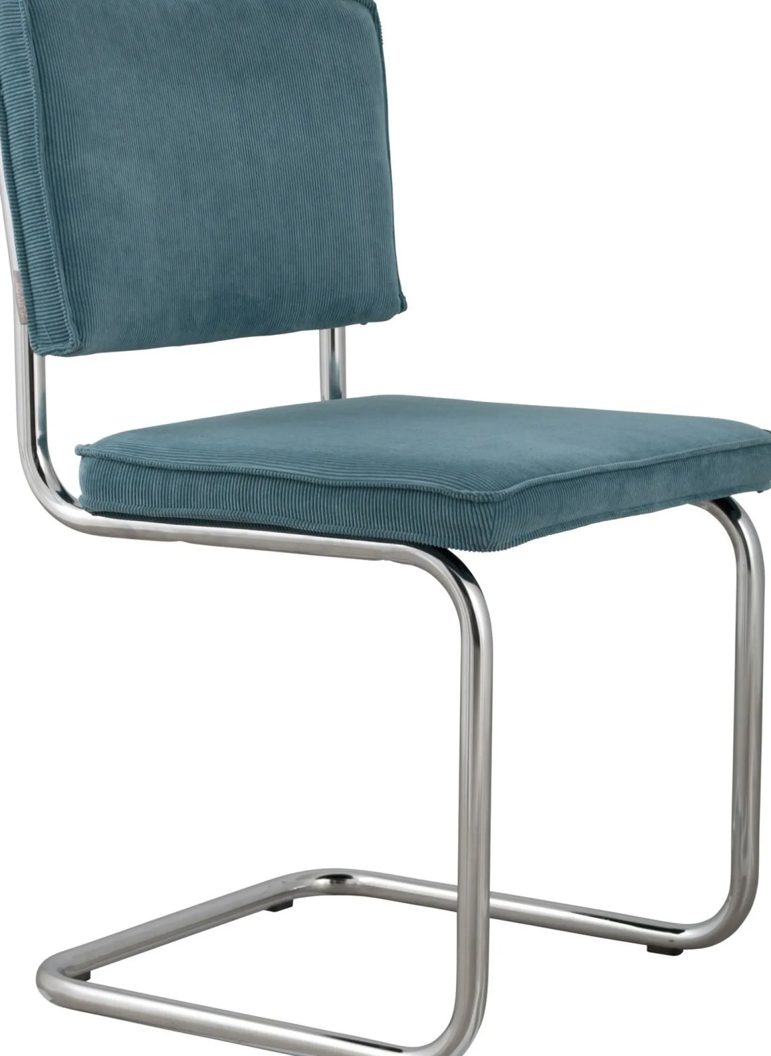 Eetkamerstoelen Zonder Armleuning-Zuiver Ridge Rib (set van 2) Eetkamerstoel Blue