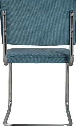 Eetkamerstoelen Zonder Armleuning-Zuiver Ridge Rib (set van 2) Eetkamerstoel Blue