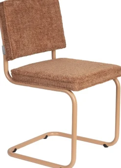 Eetkamerstoelen Zonder Armleuning-Zuiver Ridge Soft (set van 2) Eetkamerstoel Terracotta