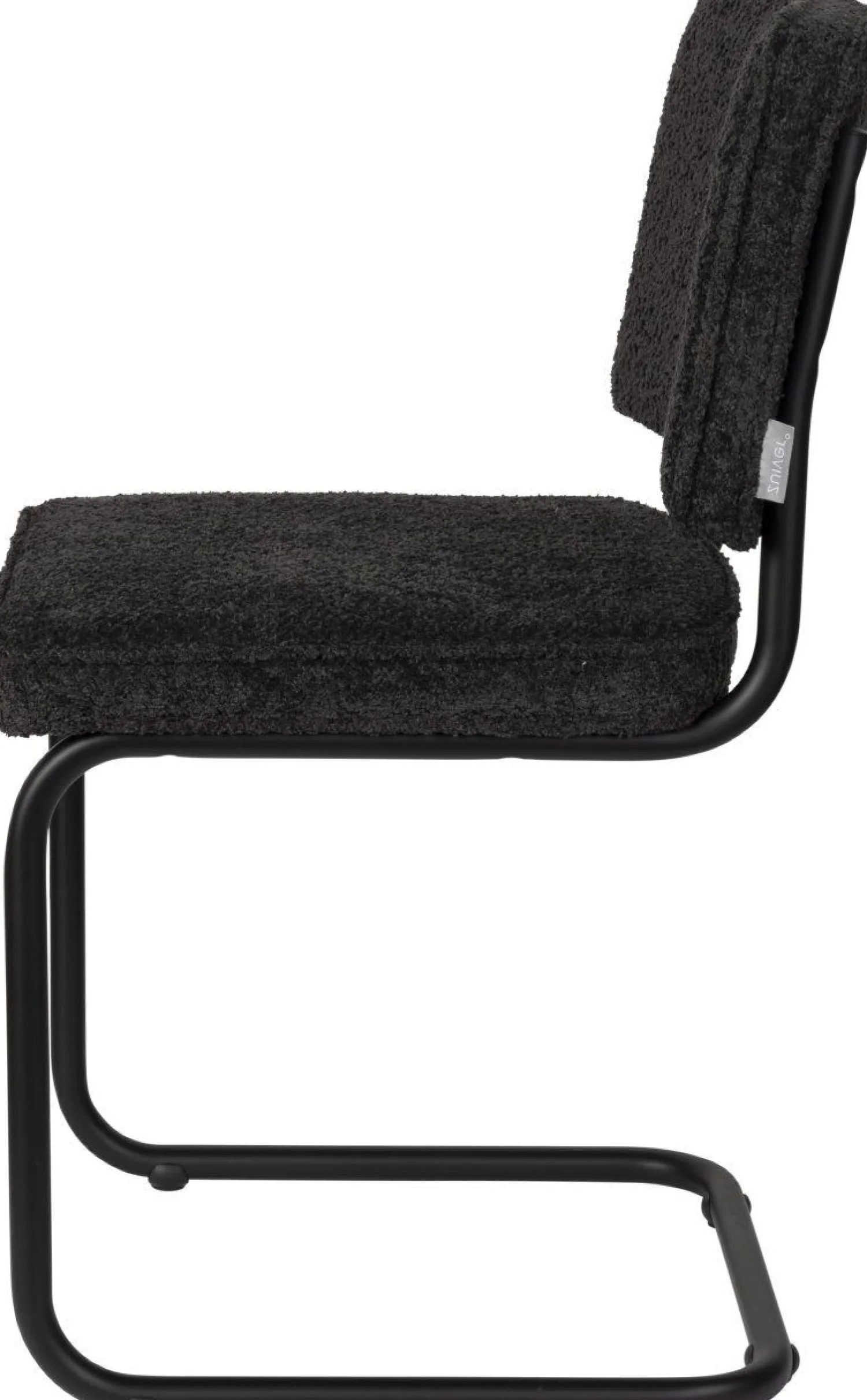 Eetkamerstoelen Zonder Armleuning-Zuiver Ridge Soft (set van 2) Eetkamerstoel Zwart