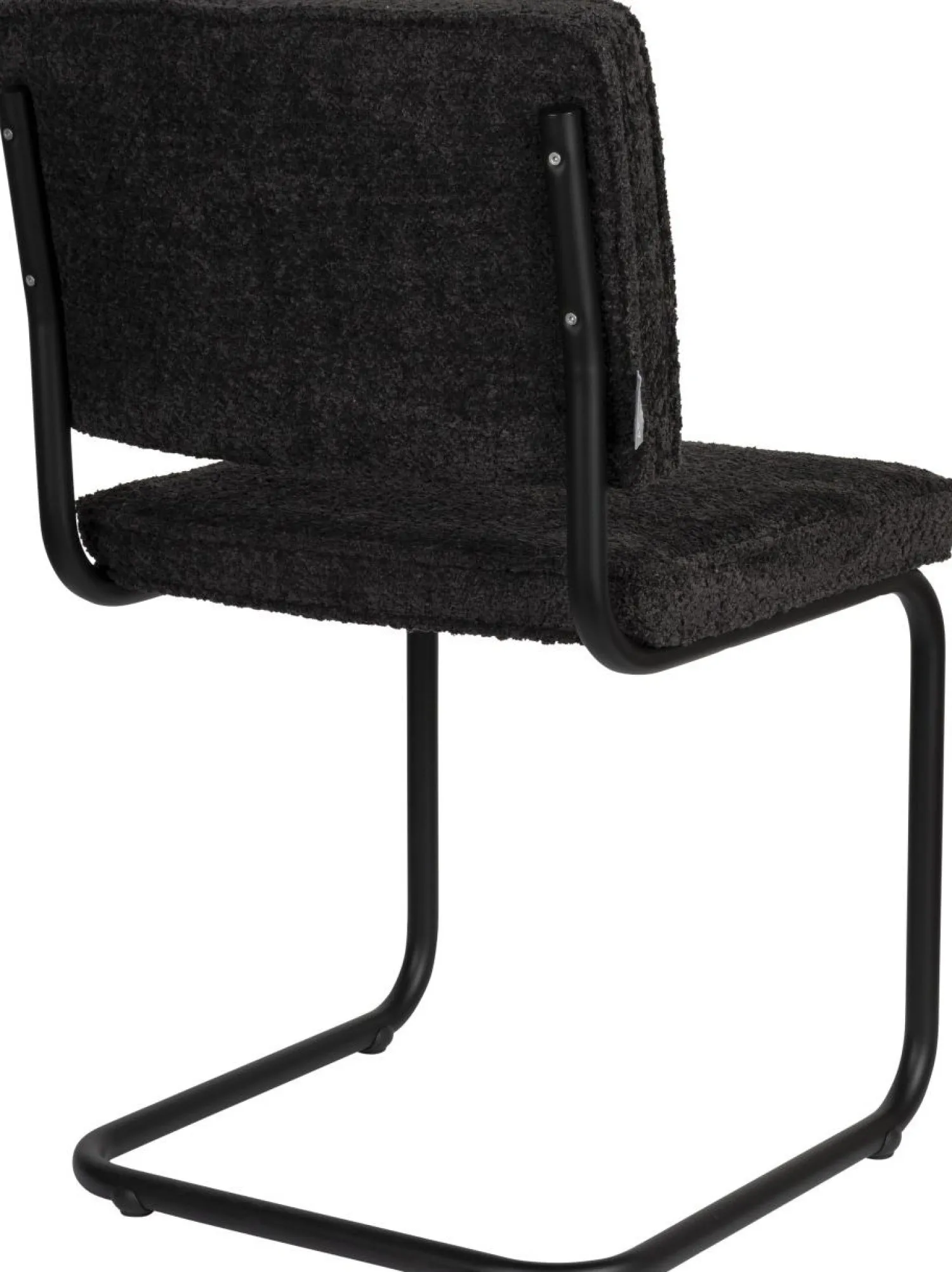 Eetkamerstoelen Zonder Armleuning-Zuiver Ridge Soft (set van 2) Eetkamerstoel Zwart