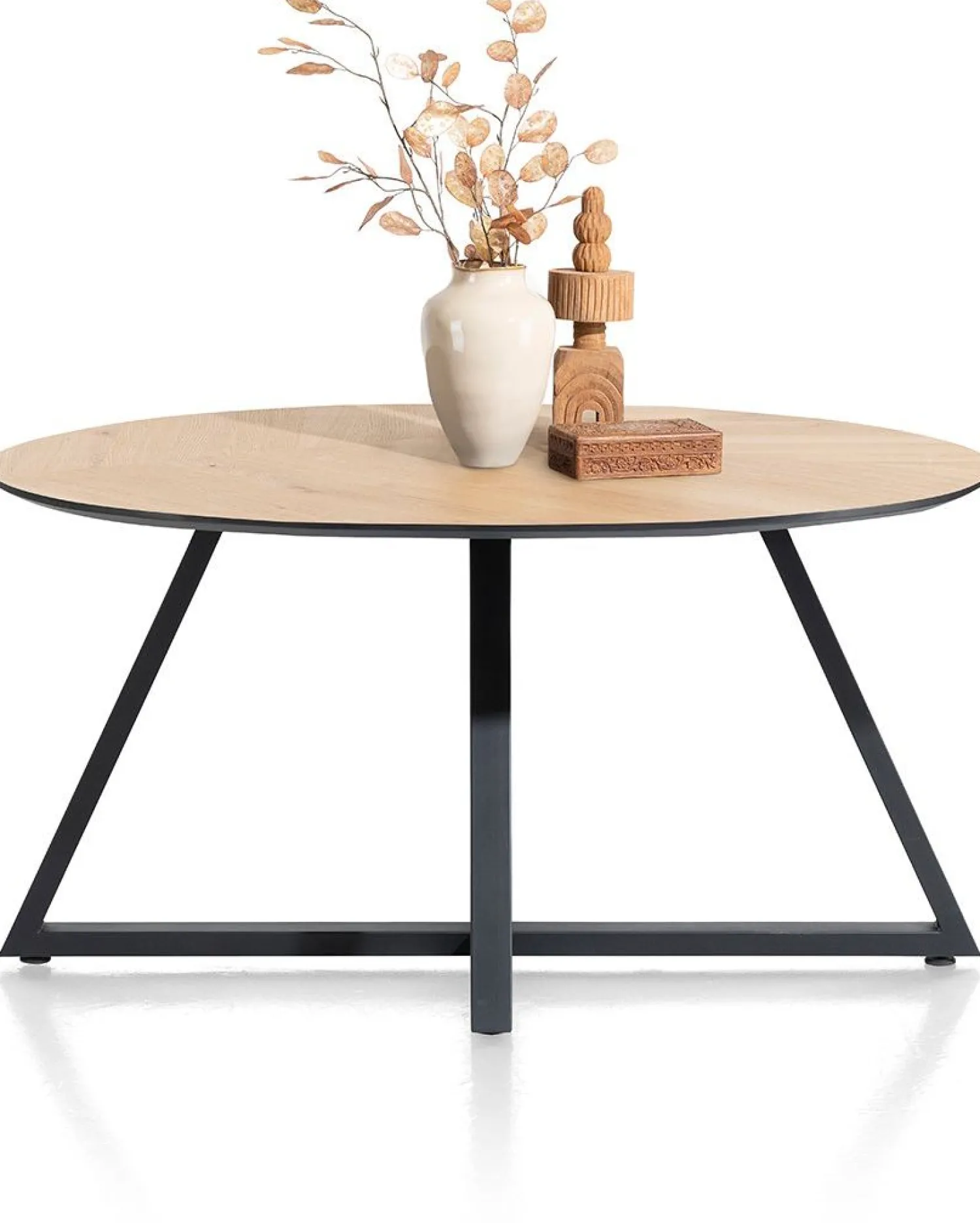 Houten Eettafels|Ovale Eettafels-Henders en Hazel Ridgefield Elips Eettafel Natural