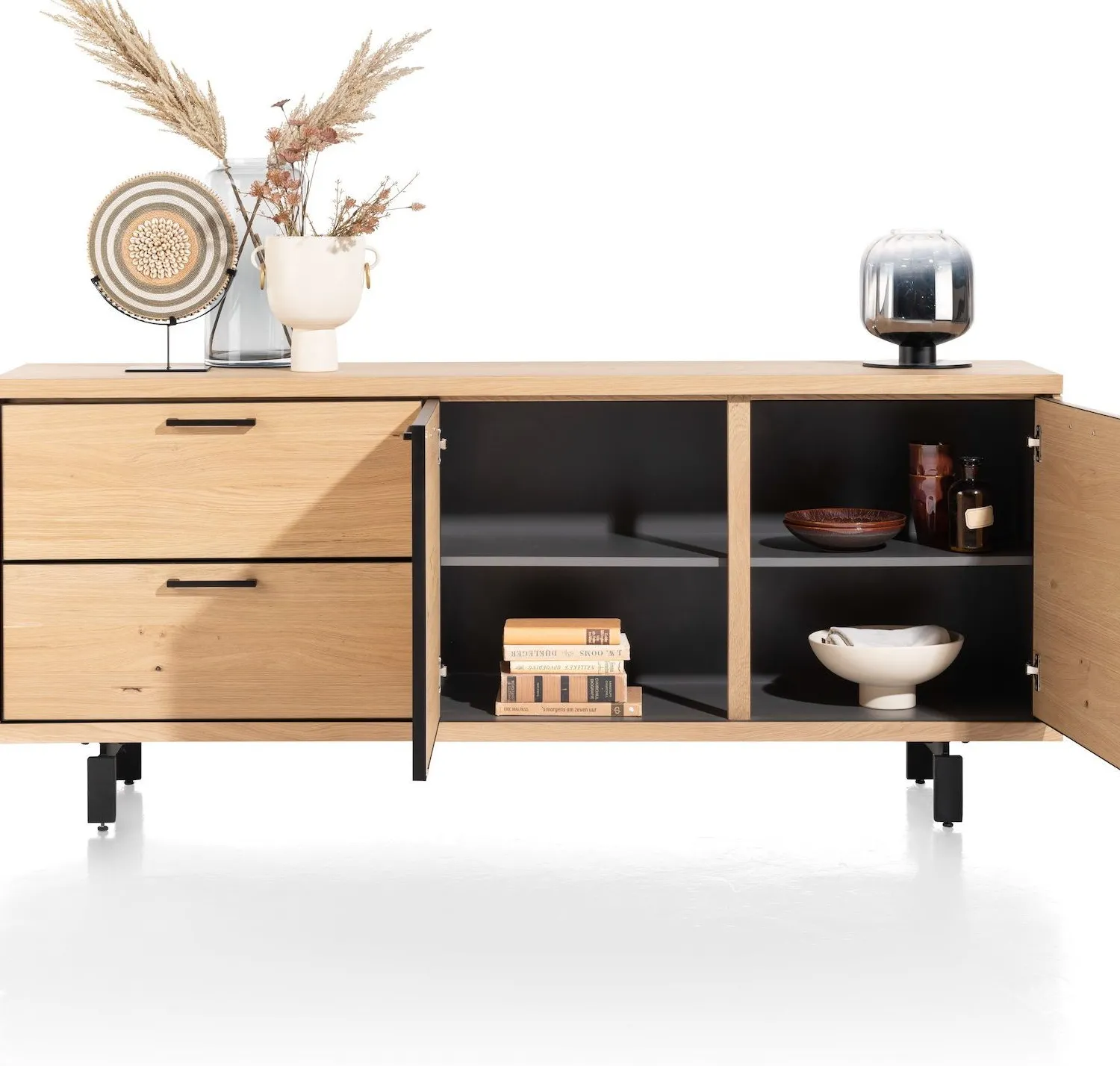 Dressoirs-Henders en Hazel Ridgefield Dressoir Natural