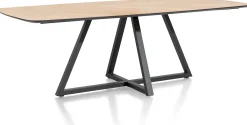 Houten Eettafels|Rechthoekige Eettafels-Henders en Hazel Ridgefield Oval Eettafel Natural