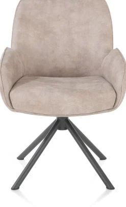 Eetkamerstoelen Met Armleuning-Henders en Hazel Riley Armstoel Kiezel