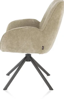Eetkamerstoelen Met Armleuning-Henders en Hazel Riley Eetkamerstoel Olijf