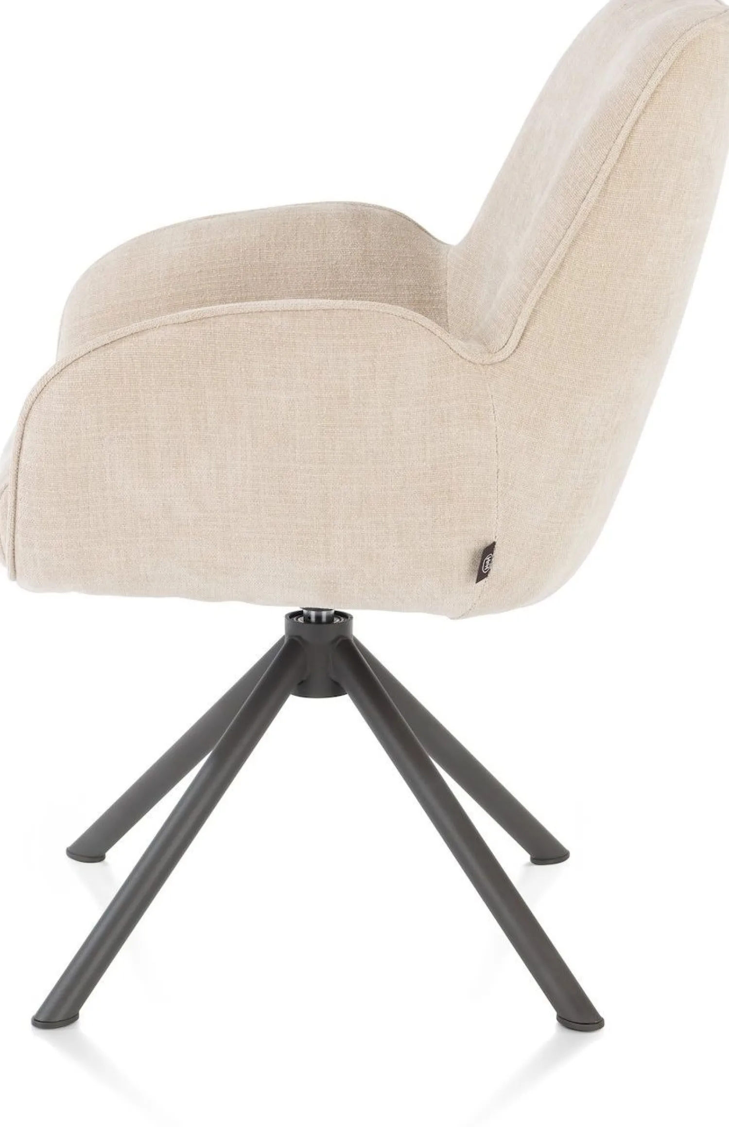 Eetkamerstoelen Met Armleuning-Henders en Hazel Riley Eetkamerstoel Creme