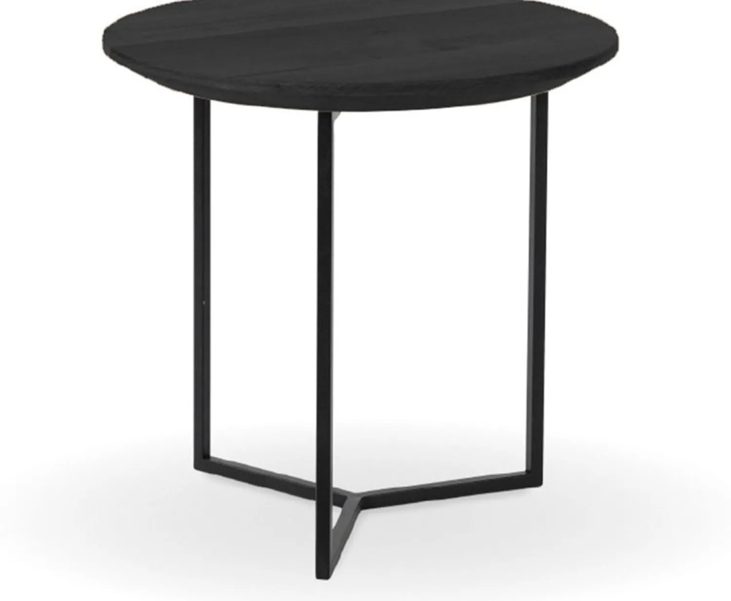 Houten Bijzettafels|Ronde Bijzettafels-Eijerkamp Collectie Rio Bijzettafel Zwart