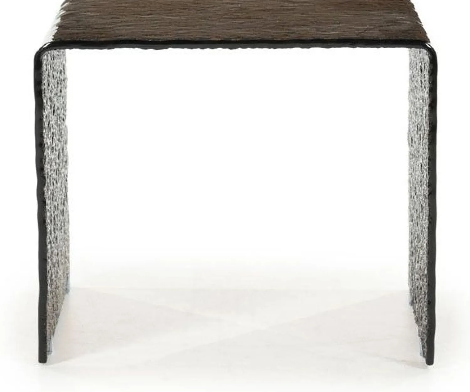 Glazen Bijzettafels-By Boo Ripple Bijzettafel Bruin