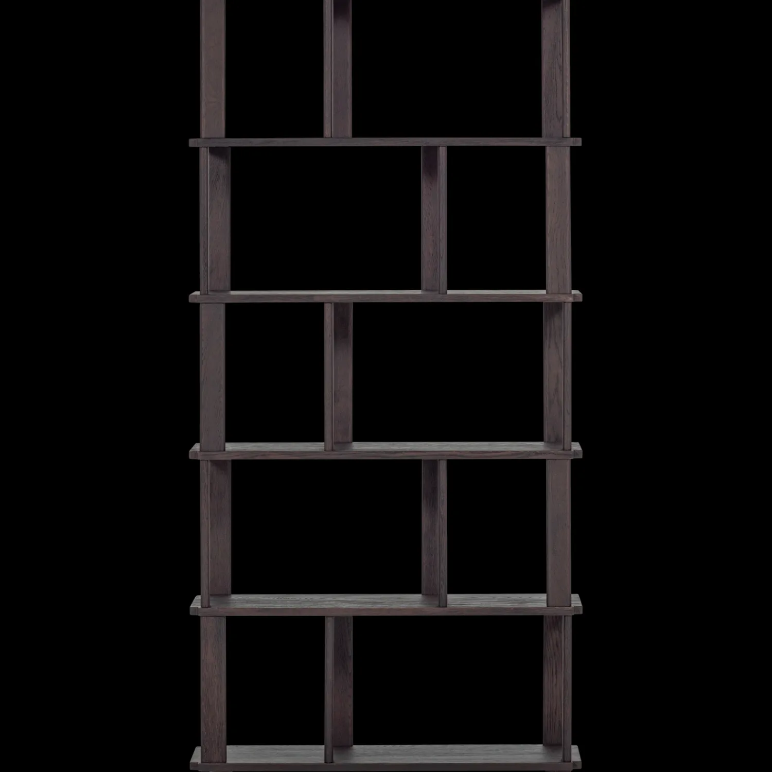 Boekenkasten-WOOOD Riss Boekenkast Mystic Brown