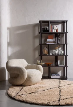 Boekenkasten-WOOOD Riss Boekenkast Mystic Brown