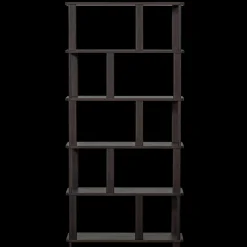Boekenkasten-WOOOD Riss Boekenkast Mystic Brown