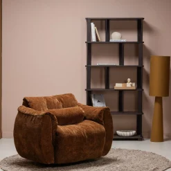 Boekenkasten-WOOOD Riss Boekenkast Mystic Brown