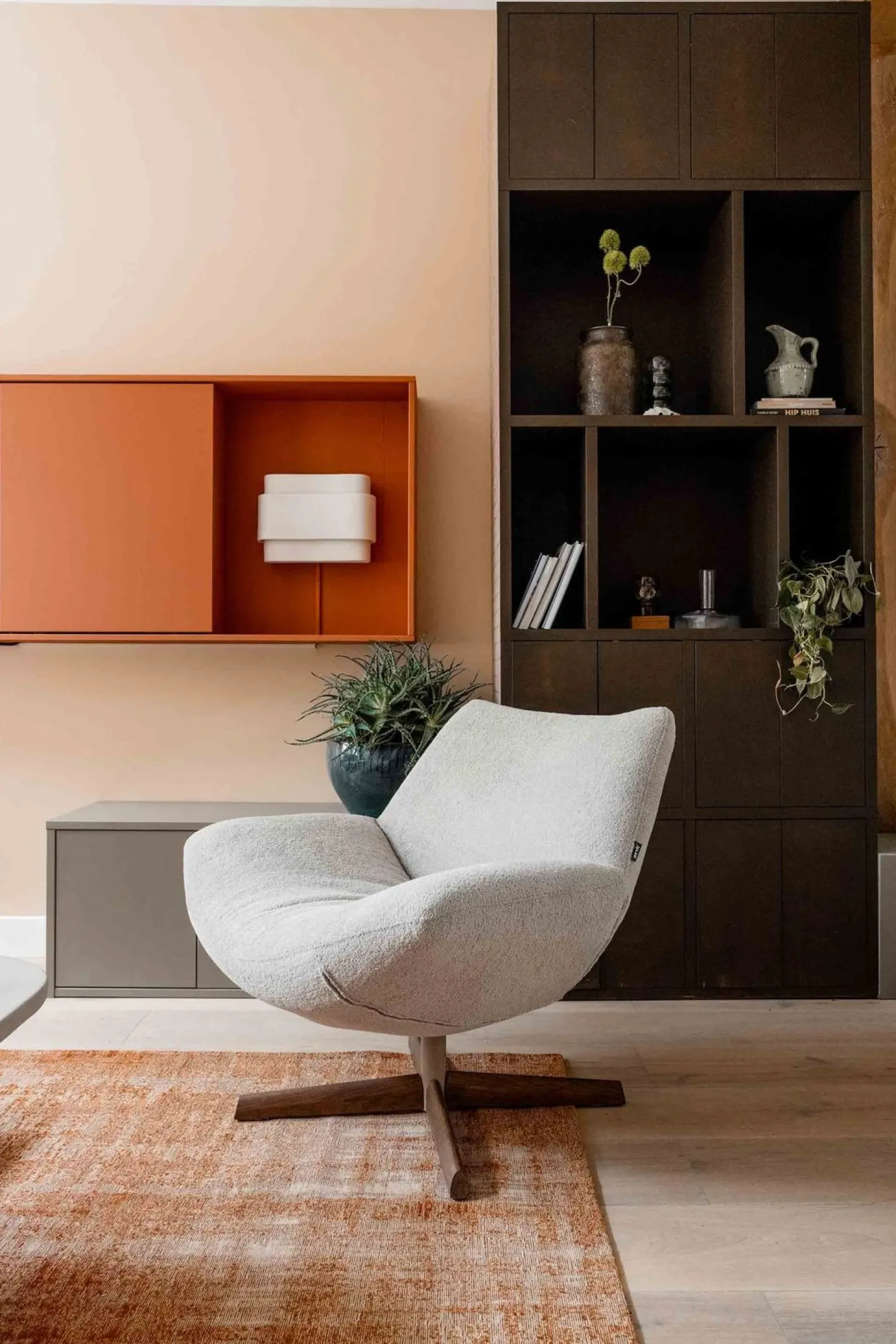 Draaifauteuils-Eijerkamp Collectie Rocco Fauteuil Clay