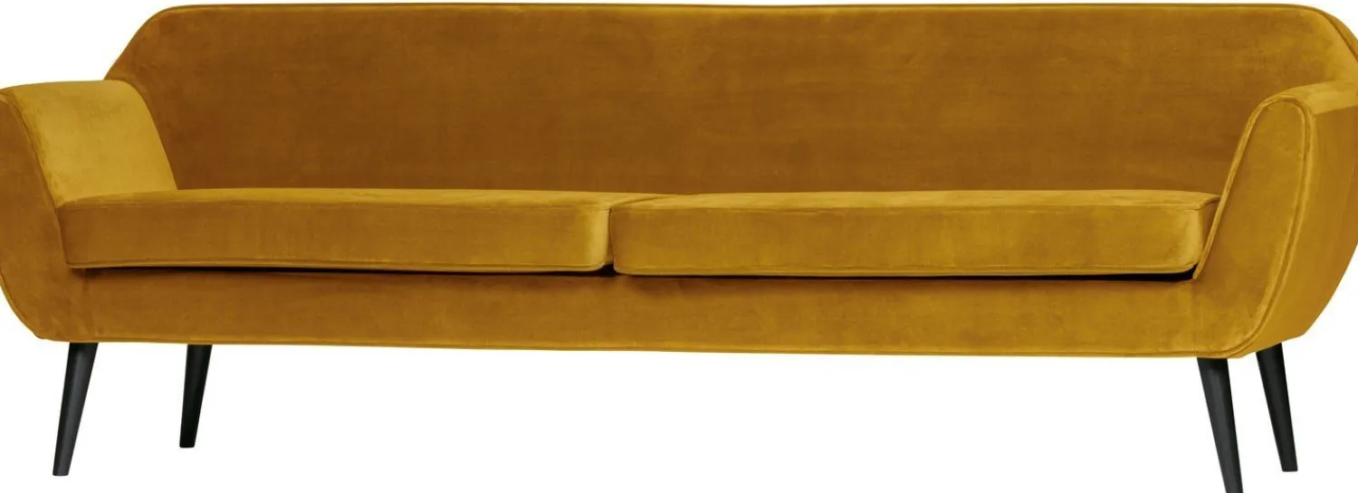 Zitbanken-WOOOD Rocco 4-Zitsbank Ochre