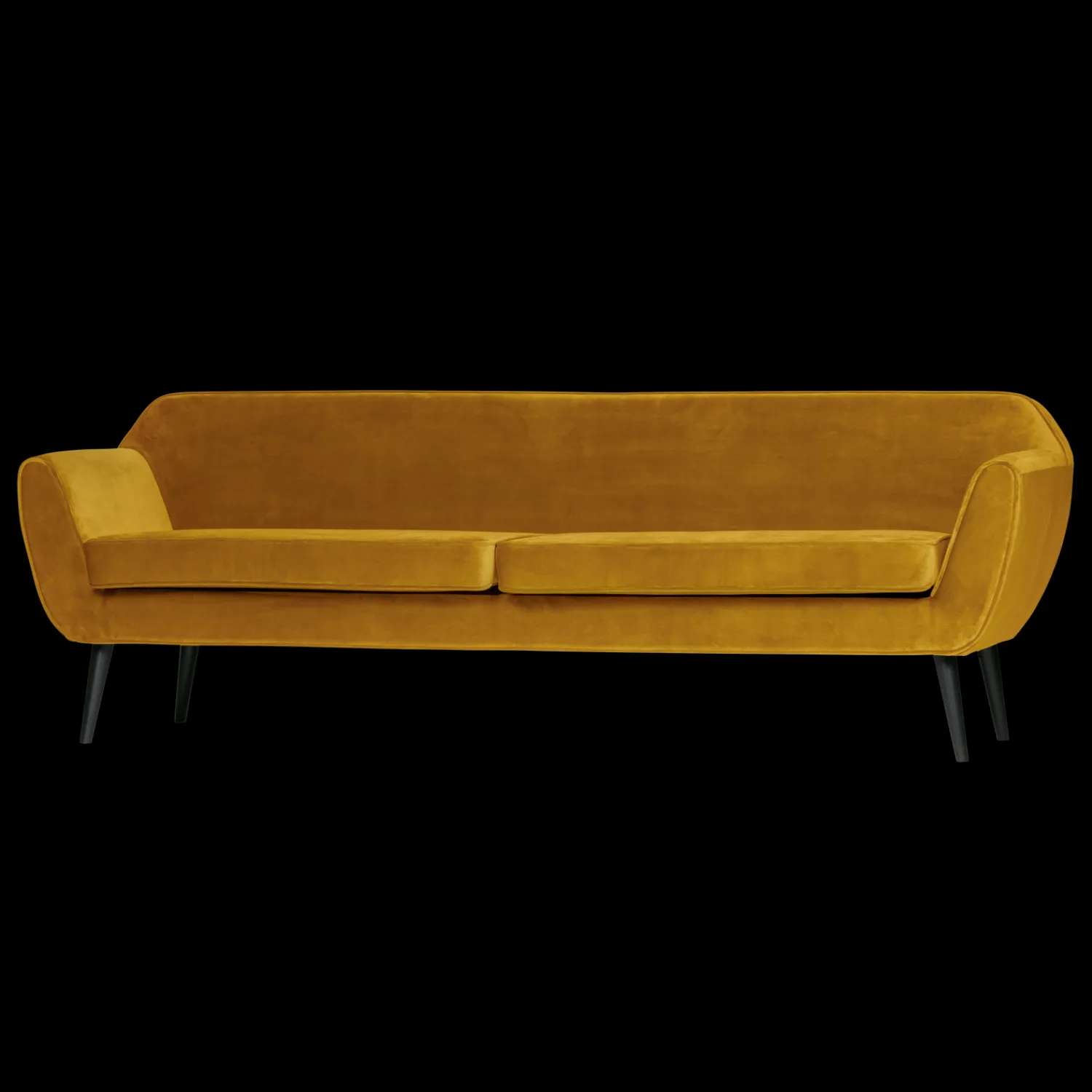 Zitbanken-WOOOD Rocco 4-Zitsbank Ochre