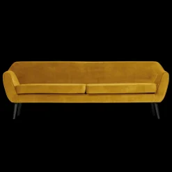 Zitbanken-WOOOD Rocco 4-Zitsbank Ochre
