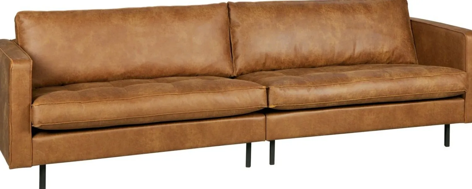 Zitbanken-WOOOD Rodeo Classic 3-Zitsbank cognac